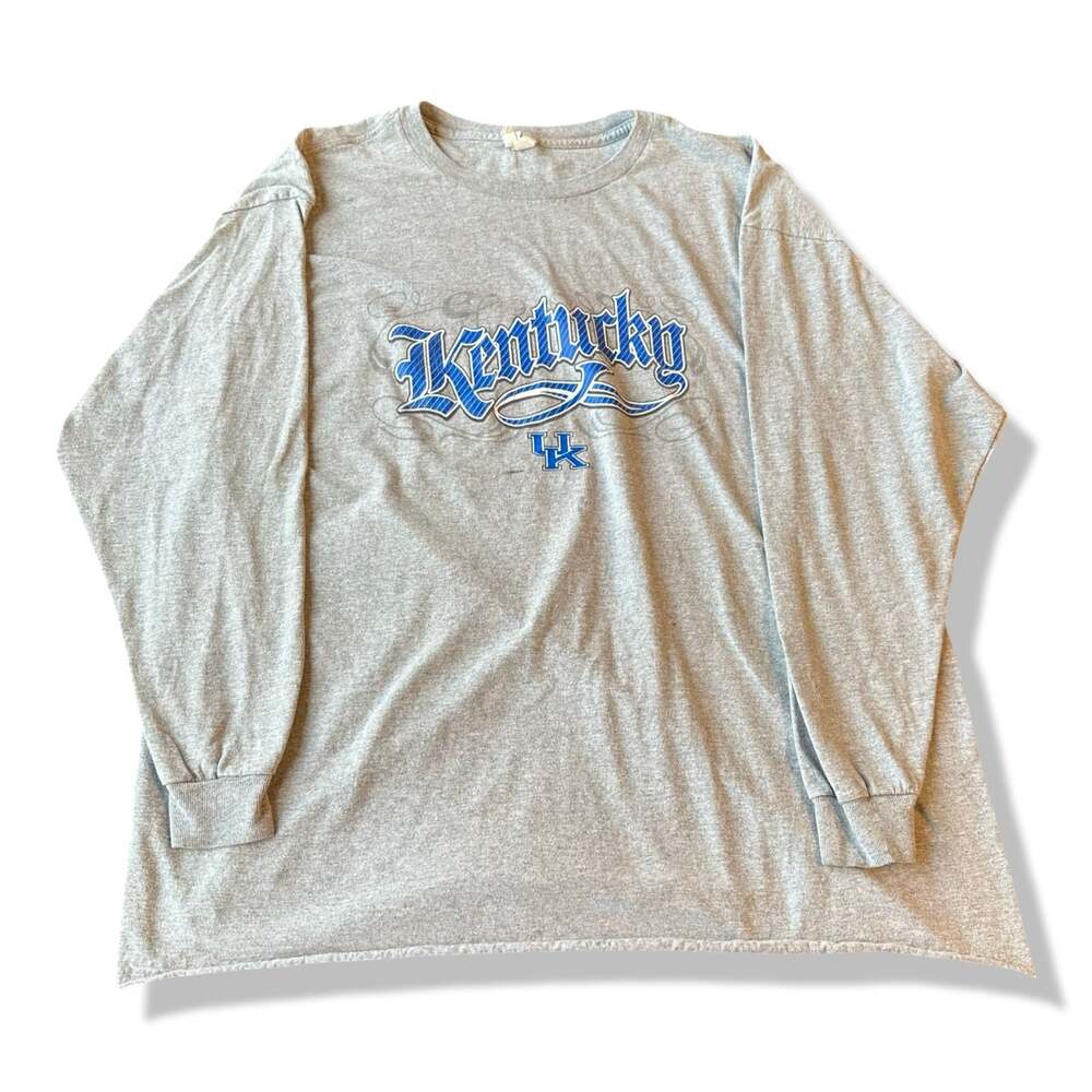 Vintage University of Kentucky Wildcats Long Sleeve Graphic T-Shirt